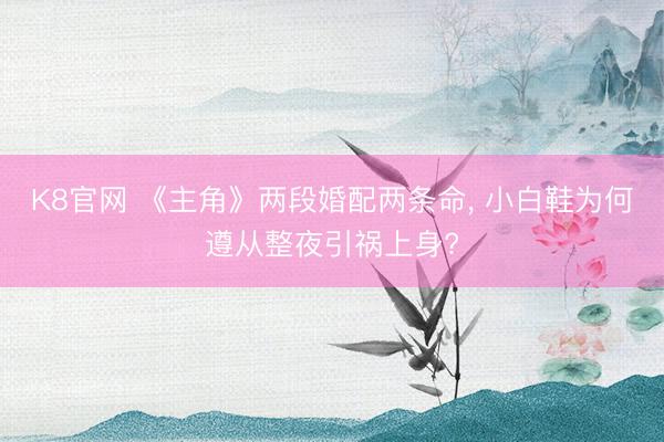 K8官网 《主角》两段婚配两条命， 小白鞋为何遵从整夜引祸上身?